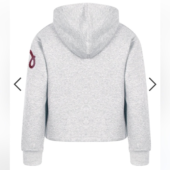 KIDS CONVERSE YOUTH GIRLS CROP HOODIE size medium (5-6) - Picture 2 of 3